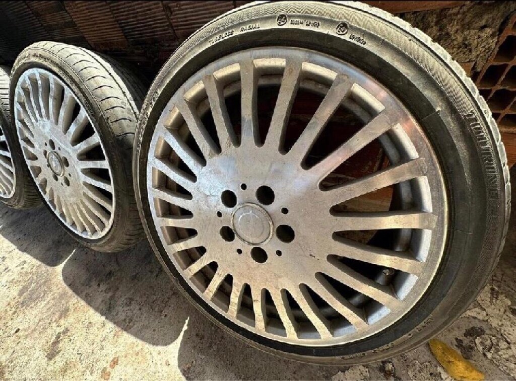 18 mercedes jant lastik 5x112 225.40.18 2 tane jant kaynaklı - 11