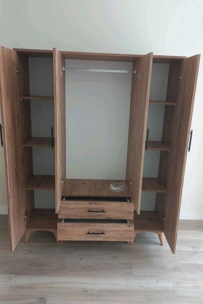 **DAHA UCUZU YOK** ÜCRETSİZ KURULUM KAPIDA ÖDEME GARDROP DOLAP - 2