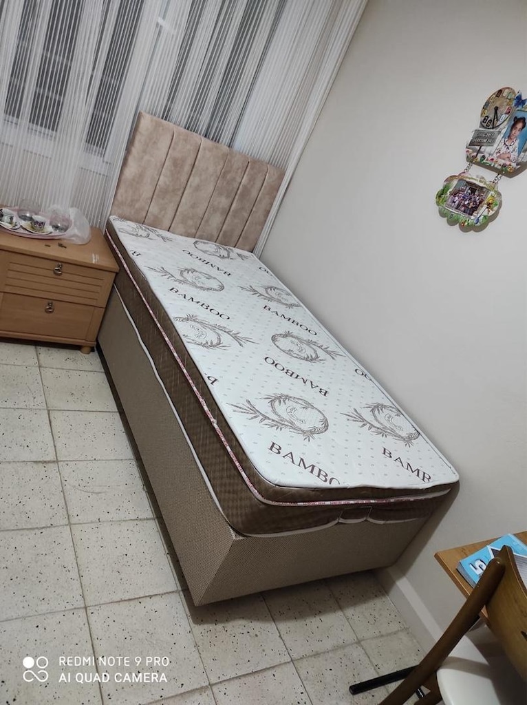 ultra lüks tek kişilik 90x190 baza başlık yatak sıfır ürün dev kampany - 8