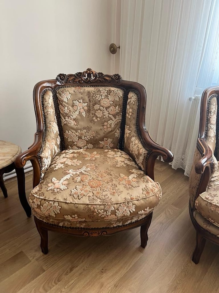 Antika El Oyması Koltuk Takımı - 4