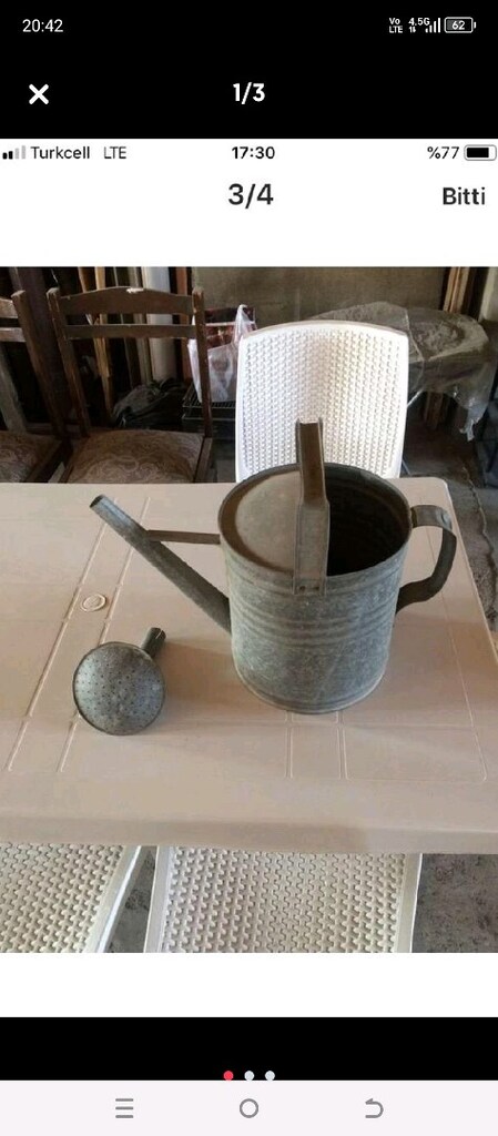 BAHÇE ve ÇİÇEK SULAMA KABI