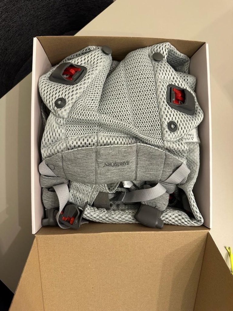 Babybjörn Harmony 3D Mesh Silver 0-15 kg Kanguru - 2