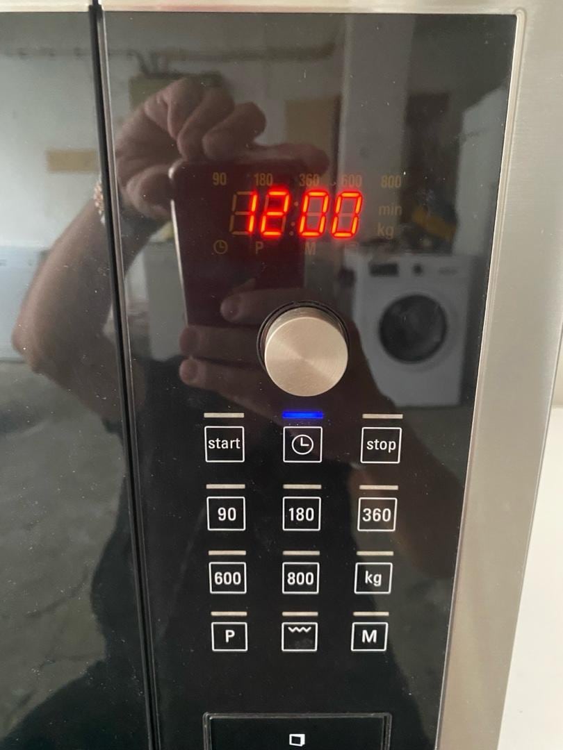 Siemens HF15G564 20 Litre Inox Ankastre Mikrodalga Fırın - 6
