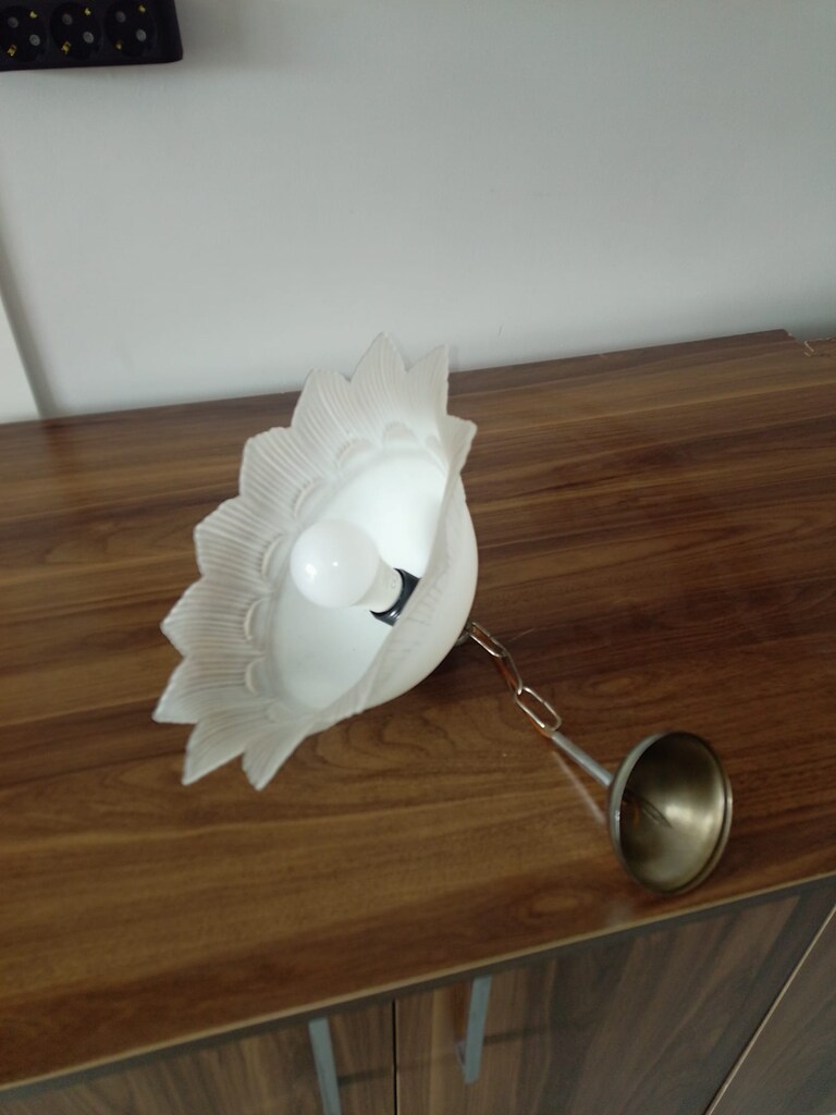 2 ADET KÜÇÜK 1 ADET BÜYÜK BOY TEKLİ AVİZE (TOPLAM 3 ADET)-CAM - 3