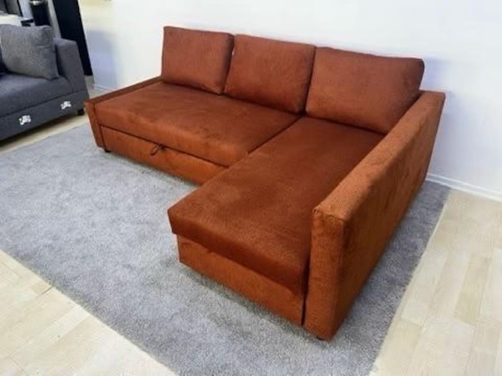 IKEA FRİHETEN SIFIR KAPLAMA YATAKLI BAZALI L KÖŞE KOLTUK KANEPE - 3