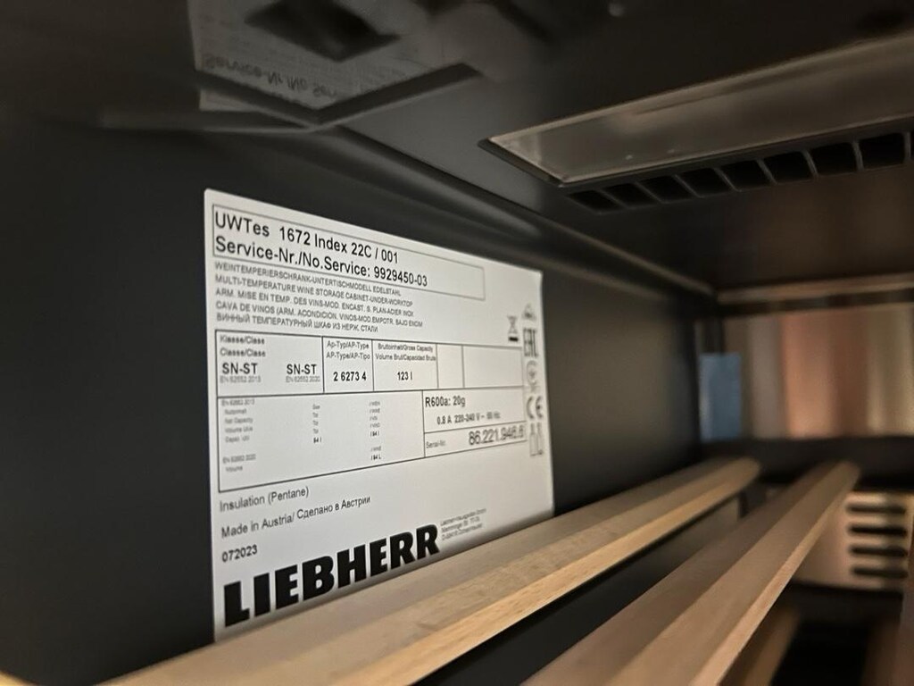 Liebherr Şarap Dolabı UWTes 1672 Index 22C Sıfır Garantili - 2