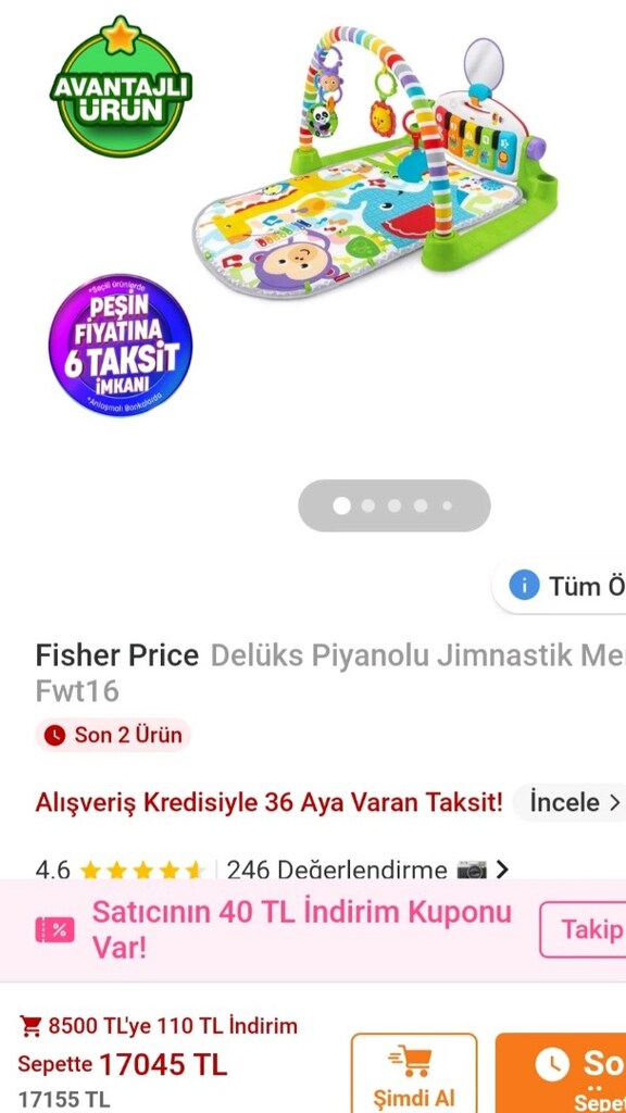 fisher price piyanolu oyun halısı - 5