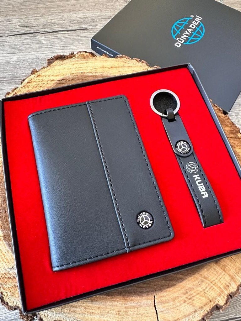 Kuba Motor Ruhsat Kabı Cüzdanı ve Anahtarlık - 2