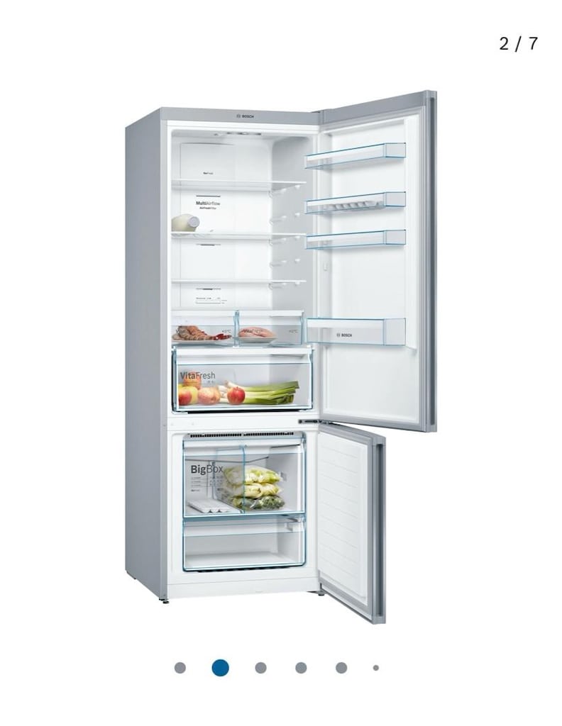 Bosch KGN56VI30N 559 L No-Frost Buzdolabı – Temiz, Az kullanıldı - 2