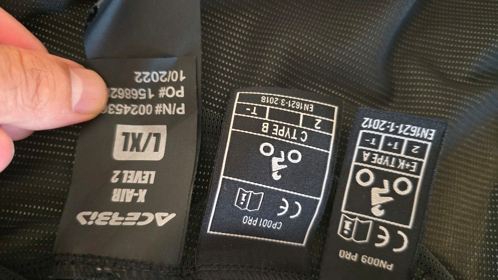 acerbis x air level 2 korumalı ceket - 2
