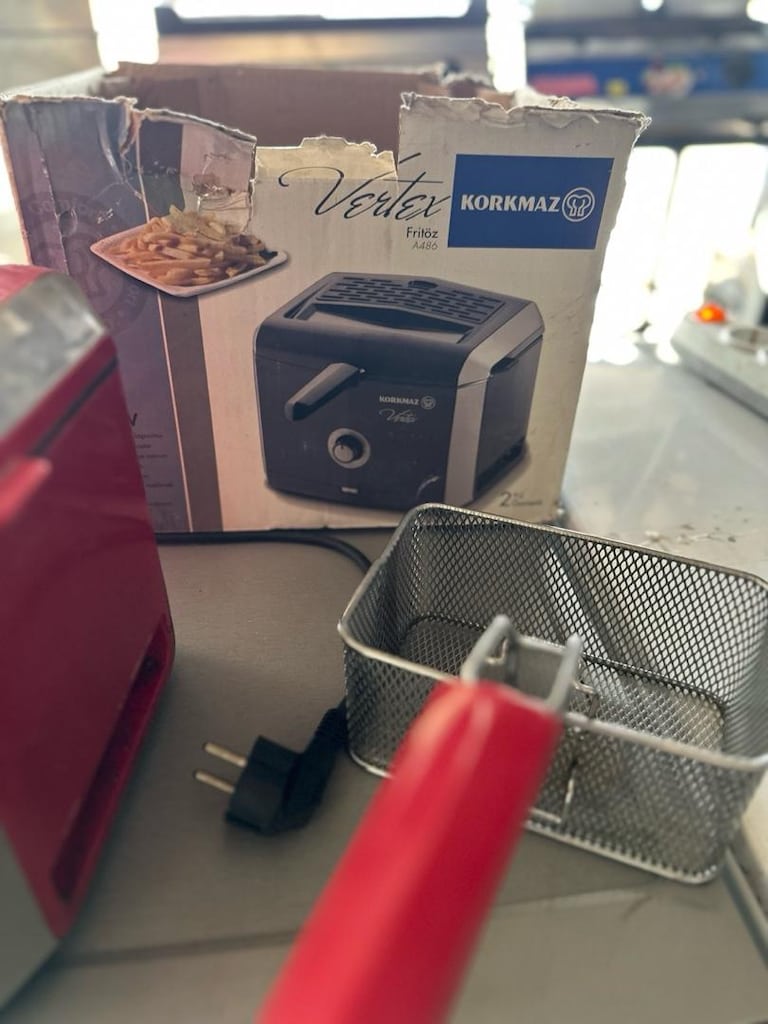 Kormaz vertex fritöz.temiz sorunsuz sıfır fiyatı 3500-4000 arası - 3