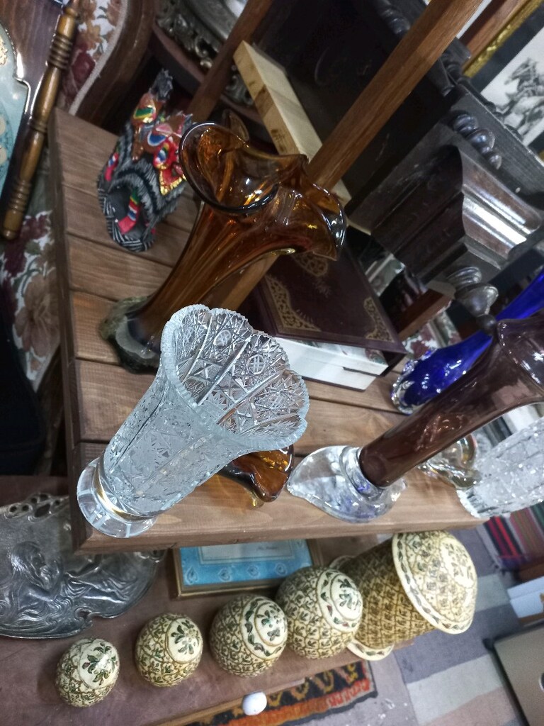 Antika Vazo Çift & Paşabahçe - 6