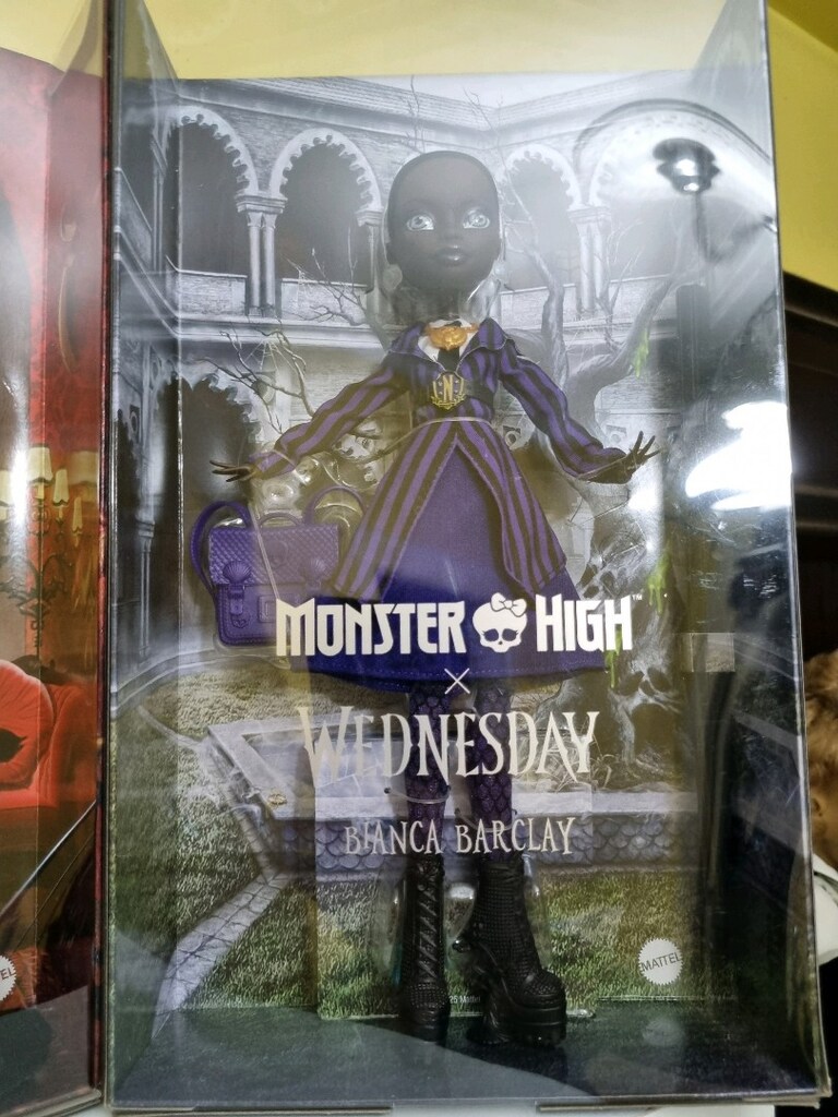 Monster High x Wednesday Bianca Barclay Orijinal Mattel Kutulu