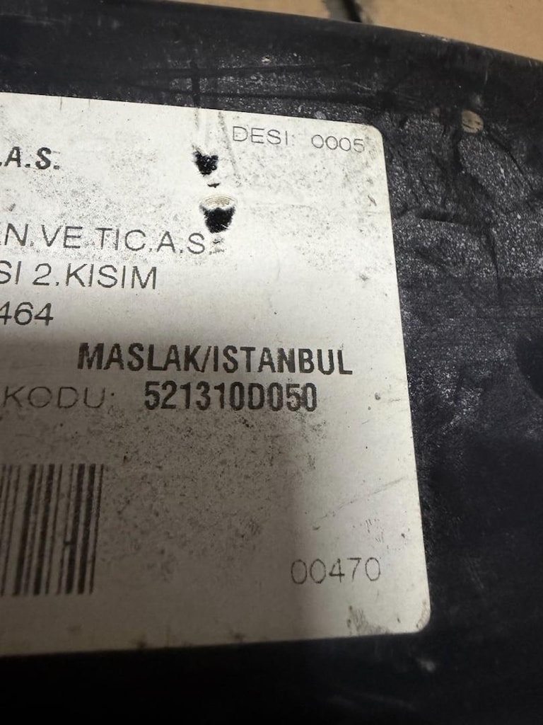Toyota Yaris ön tampon demiri 2012-2016 Sıfır orjinal 521310d050 - 4
