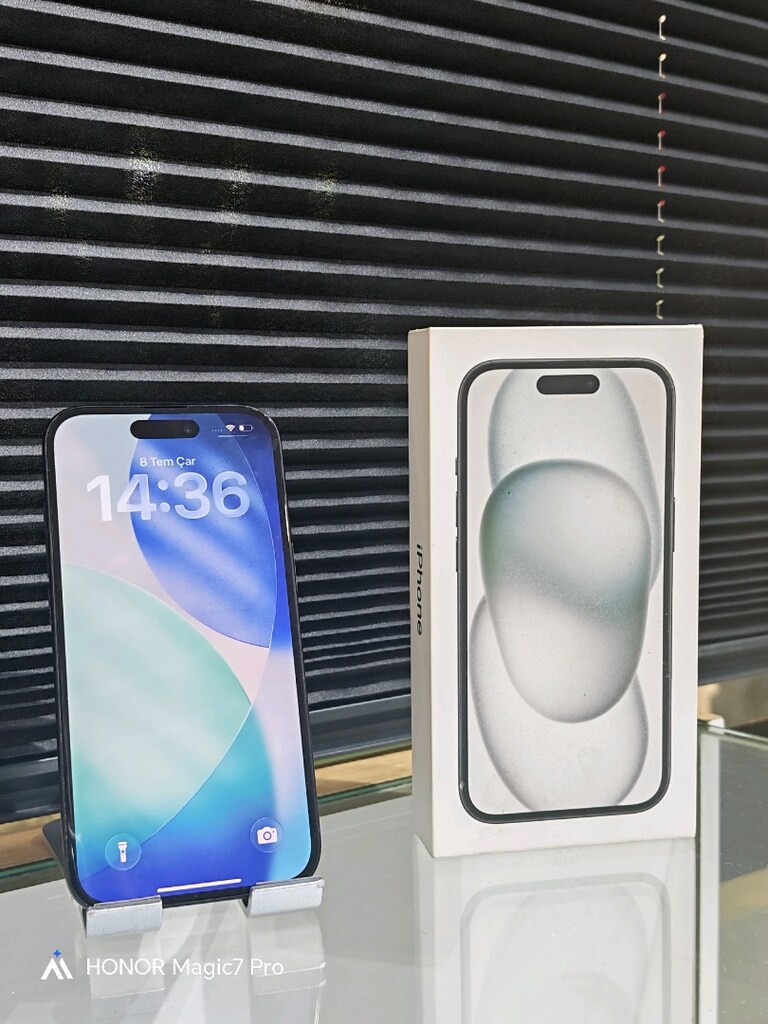 5 AY GARANTİLİ İPHONE 15 128 GB SİYAH - 3