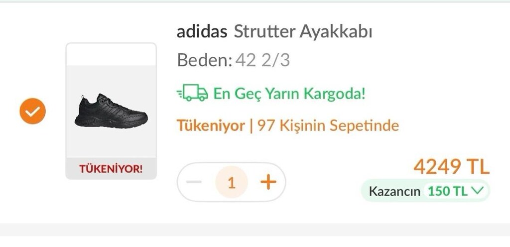 adidas erkek spor ayakkabı - 10