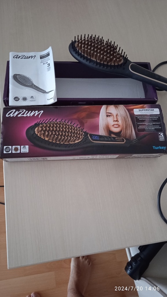 Arzum taraklı saç düzleştirici