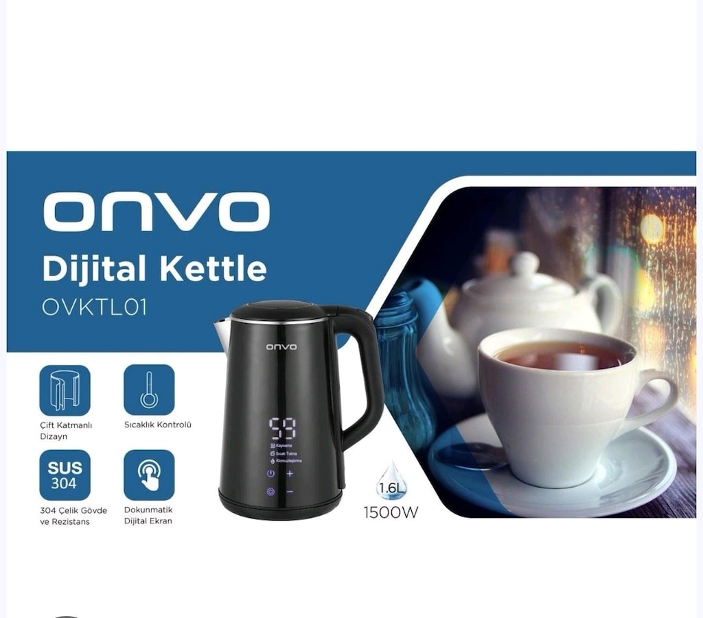 Dijital kettle onvo - 3
