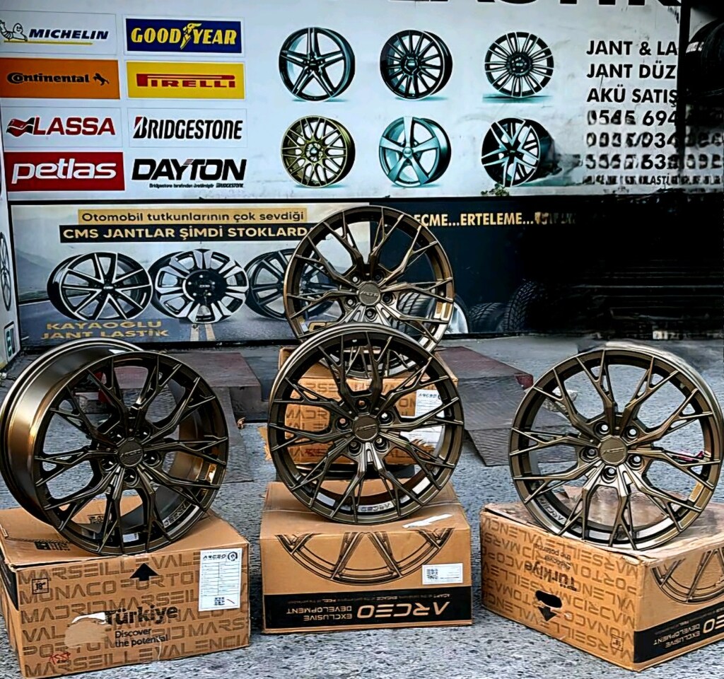 18 inç arceo roma 5x112 ve 114 uyumlu sıfır jant takım . | Türkiye'deki ...