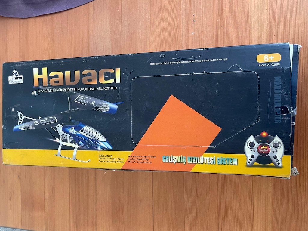 SIFIR Uzaktan Kumandalı 3,5Ch Kanal Gyro Teknolojili Büyük Helikopter - 2