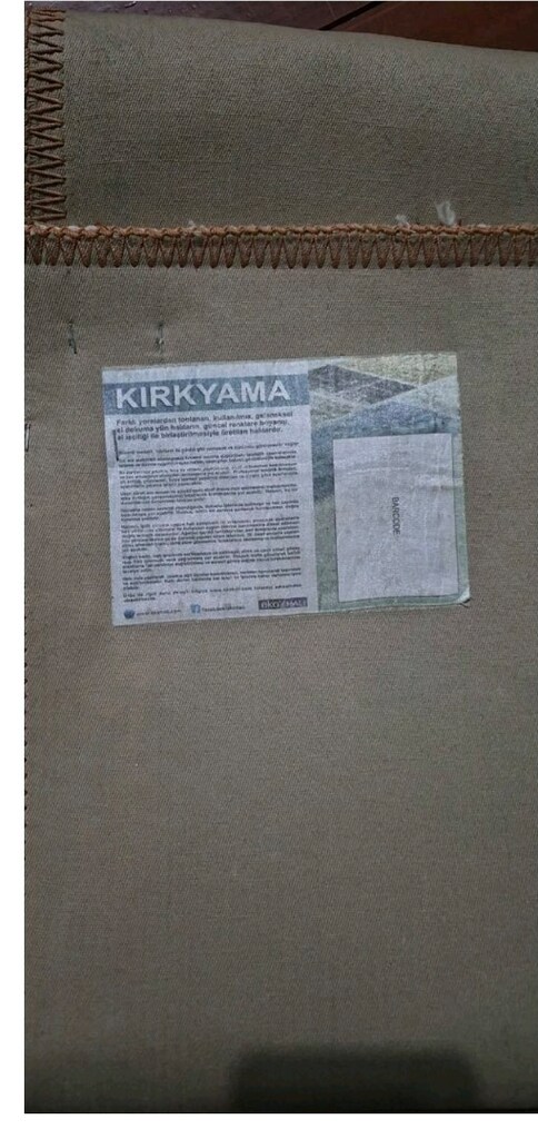 Orijinal Eko Halı Kırkyama El İşçiliği Temiz 4 m2 Halı - 7