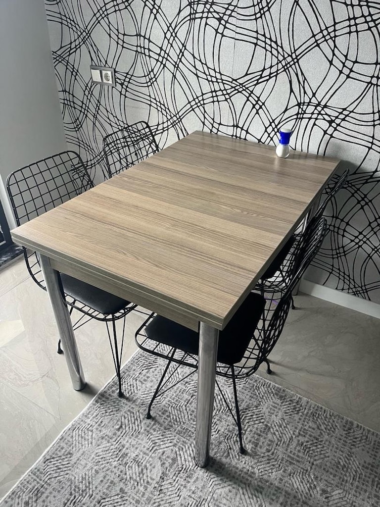 4 sandalyeli açılabilir mutfak yemek masası - 3