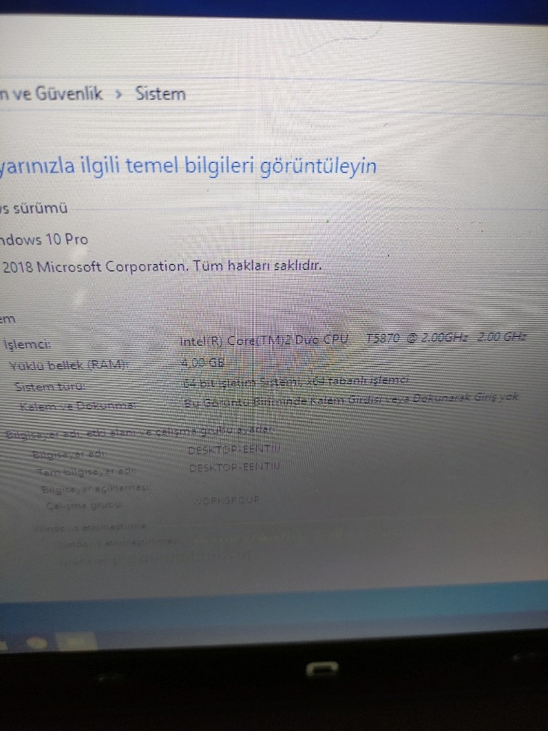 Compaq 4 GB remli Tertemiz laptop pili bitik adaptör ile birlikte - 2