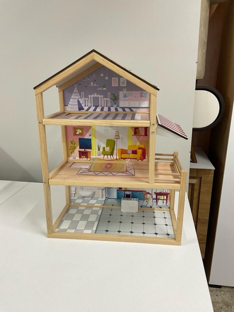 SIFIR TERASLI VE AÇIK KONSEPT AHŞAP OYUN EVİ - 4