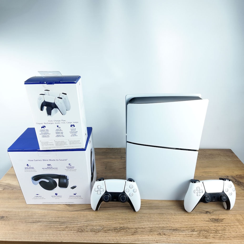 PLAYSTATION 5 SLIM DİJİTAL ÇİFT KOL + ŞARJ İSTASYONU + KULAKLIK - 4