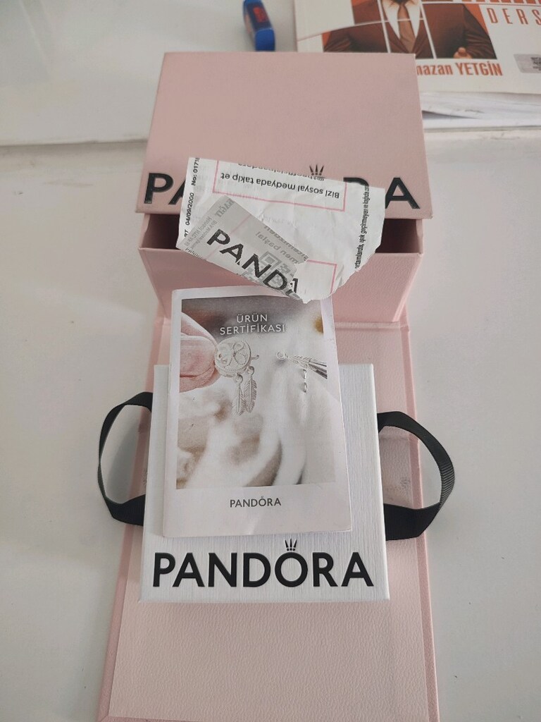 Pandora bileklik + 2 adet charm - 7