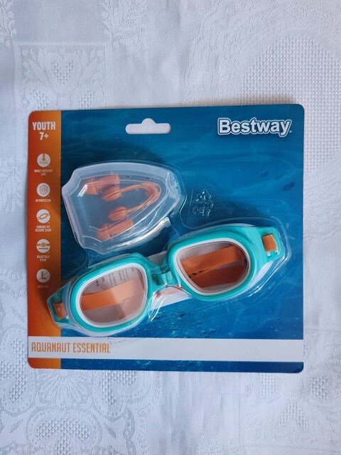 Bestway yüzücü gözlüğü kulak tıkacı burun klipsi 3 lü set