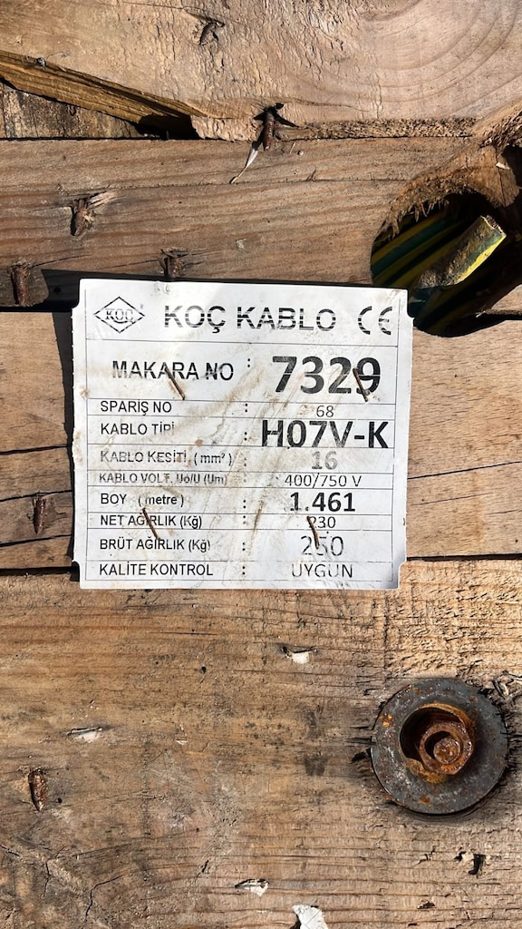 TOPRAKLAMA KABLOSU - 4