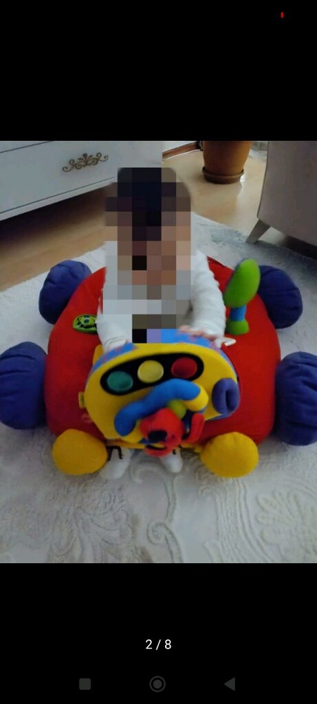 bebek sesli araba oturma minderi - 4