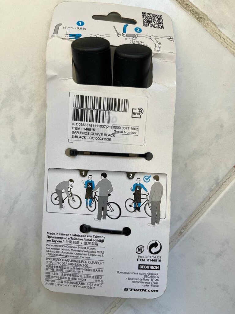 BTWIN. Kavisli Barent - Siyah - 2