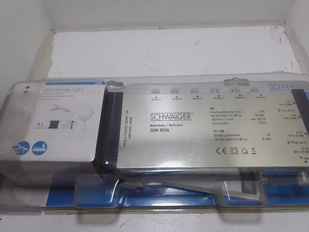 Schwaıger Uydu çoklu şalter 5/6 - 3