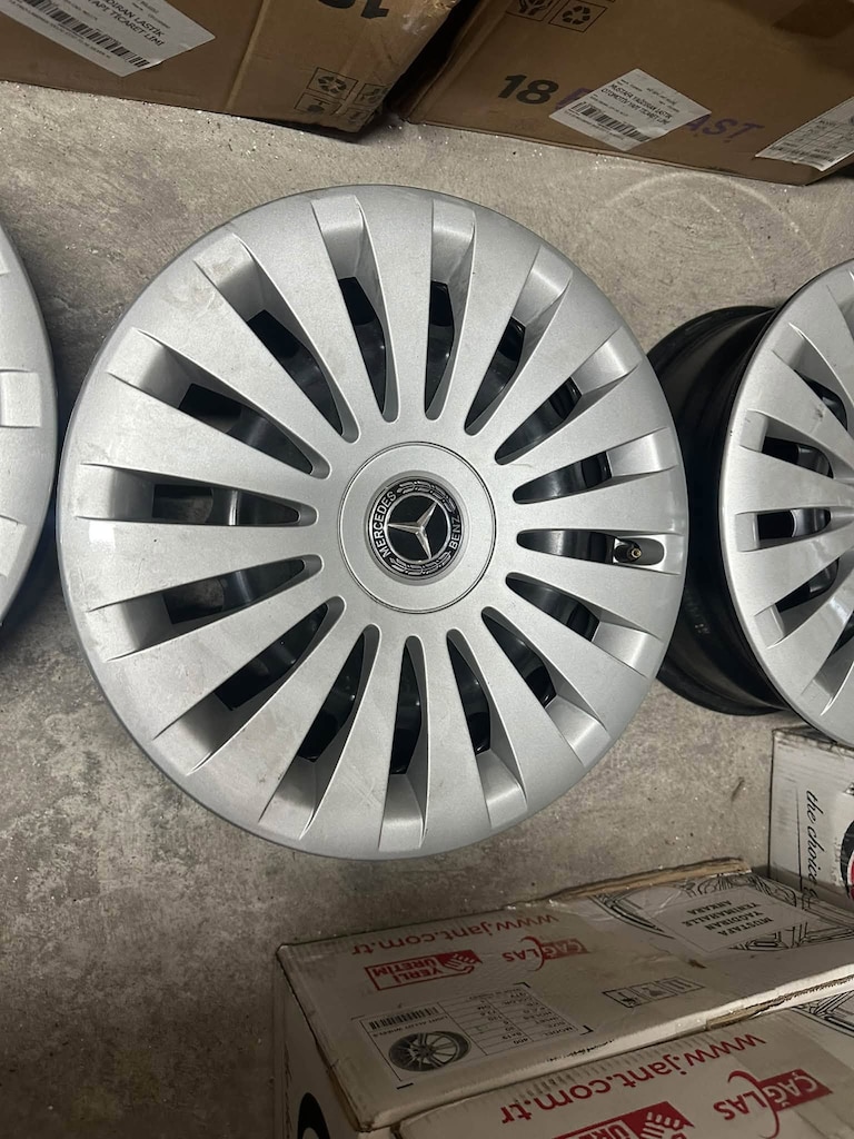 17 JANT 5X112 MERCEDES VİTO DEMİR-KARA-SAC JANT TAKIM SIFIR GİBİ - 2