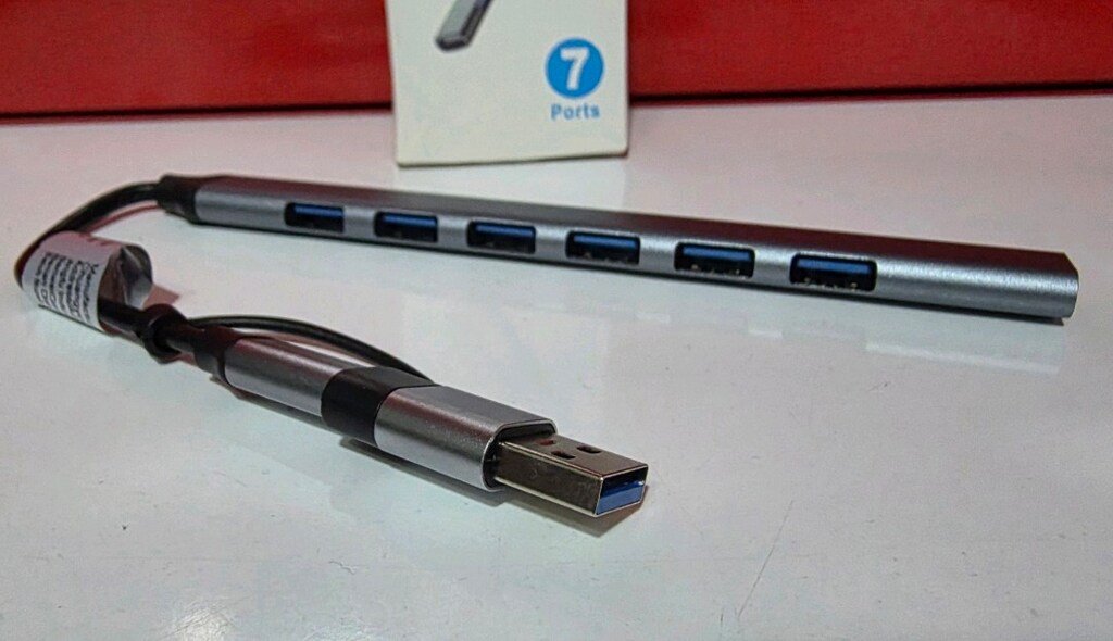 7 port USB girişli, TYPE C ve USB bağlantılı çoklayıcı. Sıfır kutulu - 8