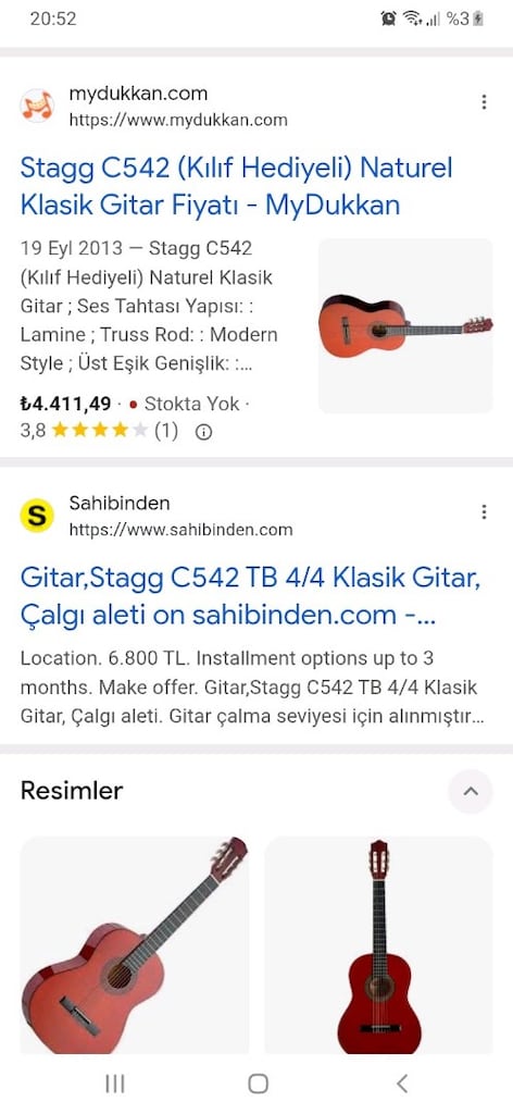 İNDİRİM BUGÜNE ÖZEL! KLASİK GİTAR STAGG - 2