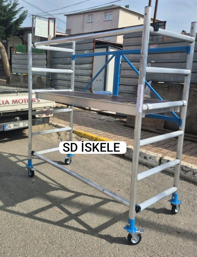 Katlanır İskele alüminyum boru profil 2 MT - 2
