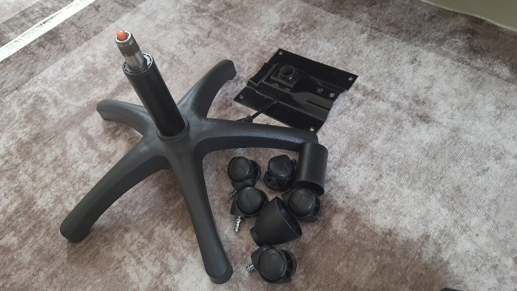bikgisayar sandaliyesi yıldız altlik,amortisör piston ve tekerler - 4