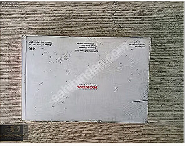 HONDA KİTAPÇIK KULLANIM KLAVUZU
