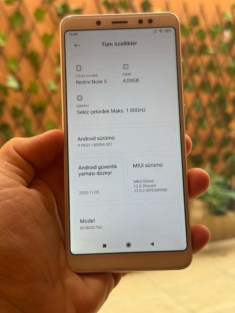 Xiaomi Redmi Note 5 Telefon 64GB Gold Renk Tertemiz Çiziksiz - 5