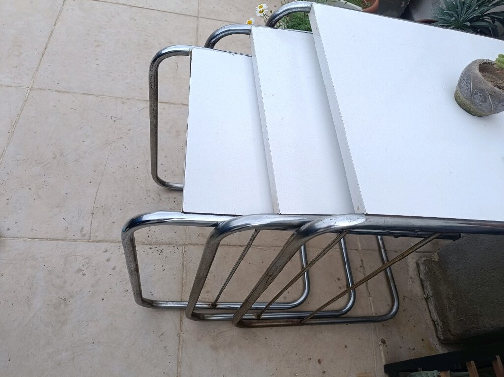 Beyaz Sehpa Takımı 3 lu - 9