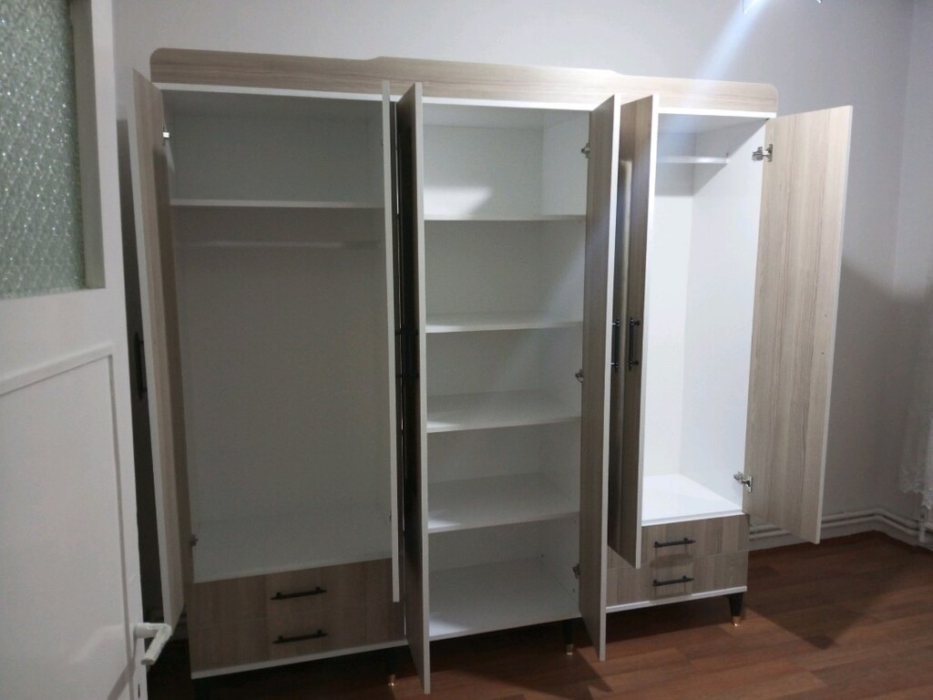 gardırop 6 kapaklı 210x210 ölçü toptan perakende satış - 2