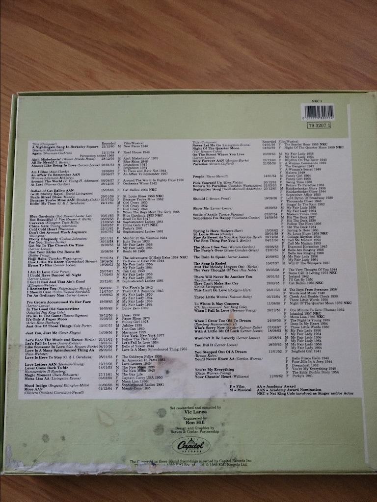 Nat King Cole 4 Plak Kutu Set - 5