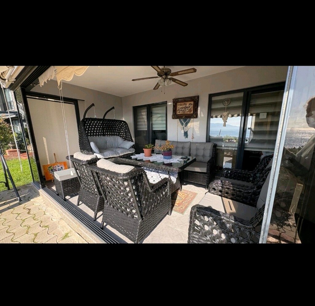 lüks rattan takımı bahçe balkon mobilya oturmagrubu - 2
