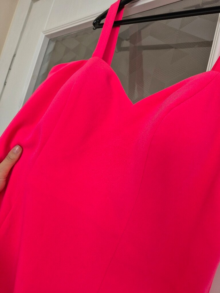 2PARÇA, TAŞLI, PEMBE ABİYE GECE ELBİSESİ - 4