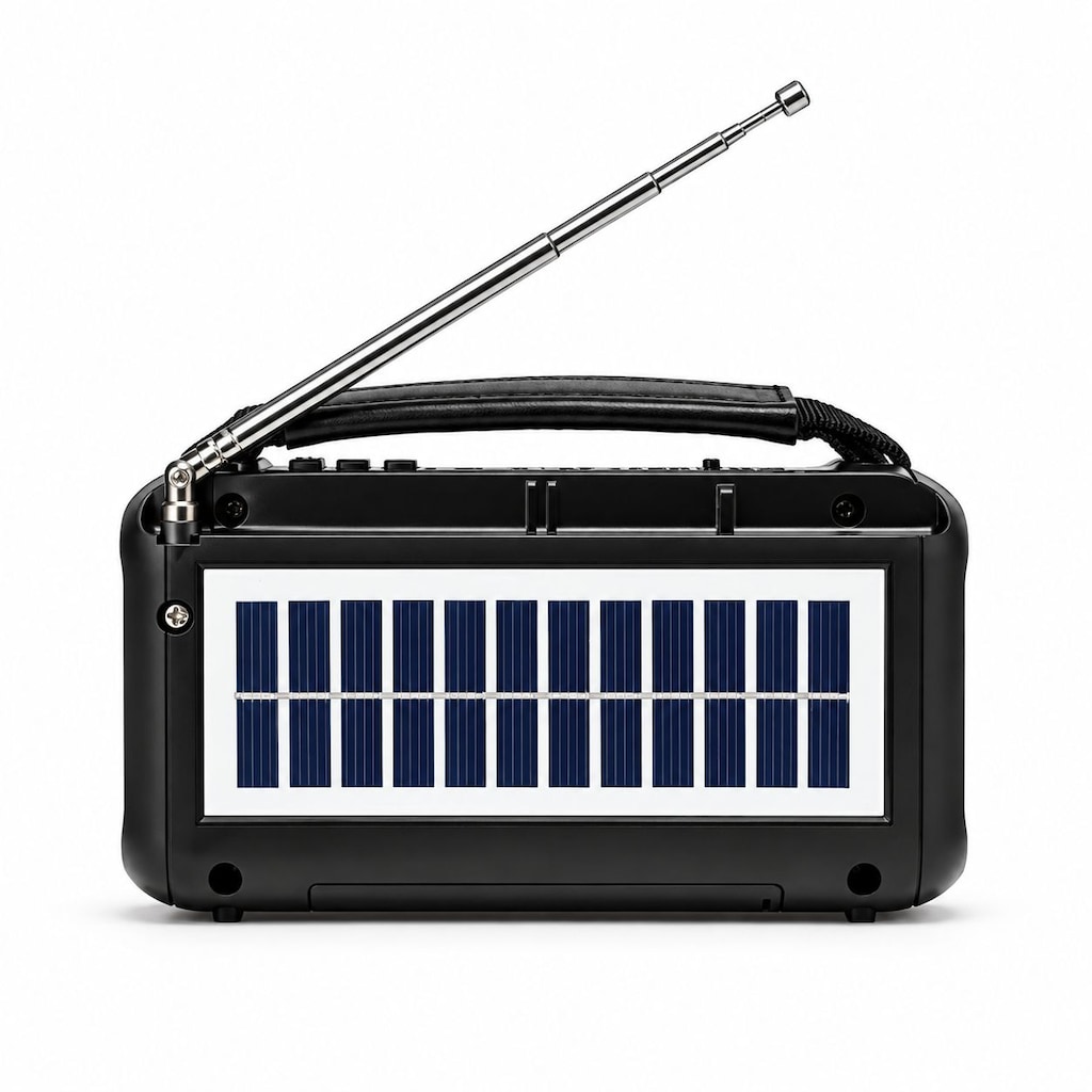 KTF-1448 Şarjlı Bluetooth Dünya Radyosu 8 Bant 10 LED Fenerli Radyo - 4