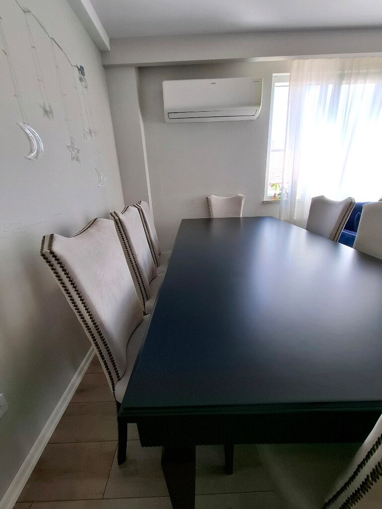 Sıfır Ayarında Komple Yemek Odası Takımı (Masa + 8 Sandalye + Konsol) - 4