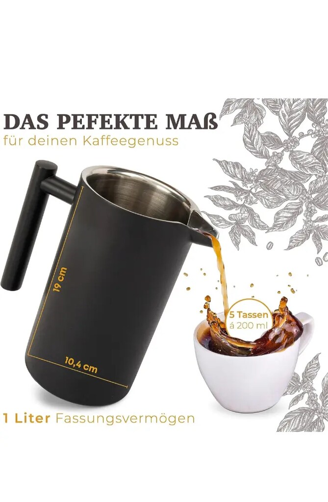Goldviver Frenchpress - 6